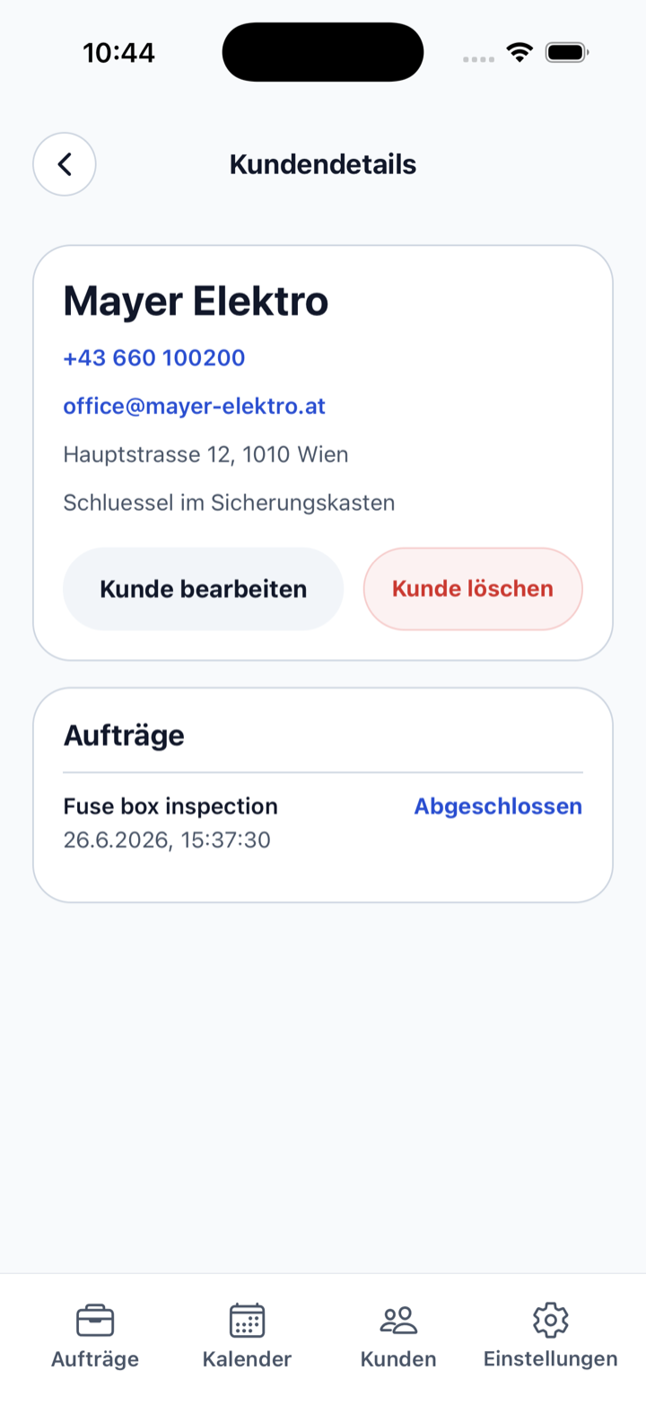 All details per client